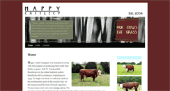 Desktop Screenshot of happycattleco.com